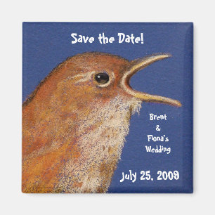 SAVE THE DATE VOGEL-MAGNET MAGNET
