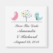 Save the Date Vogelmagazin Magnet (Vorne)