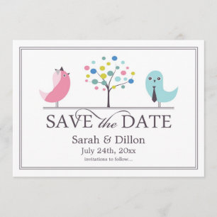 Save the Date Vogelschutzkarte
