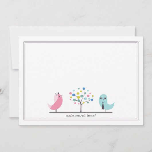 Save the Date Vogelschutzkarte (Rückseite)