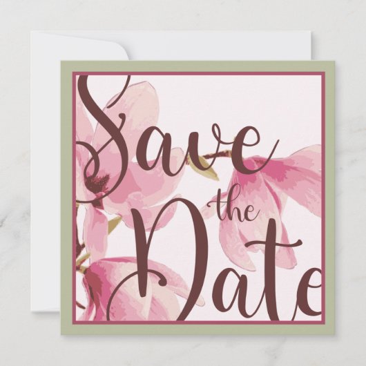 Save the Date Vorlage (Vorderseite)