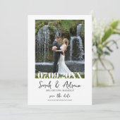 Save the Date Vorlage mit Foto (Stehend Vorderseite)