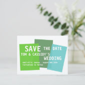 Save the Date Vorlage - Ozean (Stehend Vorderseite)
