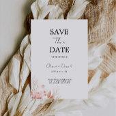 Save the Date Vorlage, Wildblume Save the Date Einladung