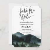 Save the Date Waldbergeinladung Einladung (Vorderseite)