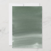 Save the Date Waldbergeinladung Einladung (Rückseite)