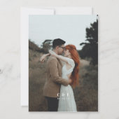 Save the Date Wash-Karte für Wasserfarben - Marine (Rückseite)