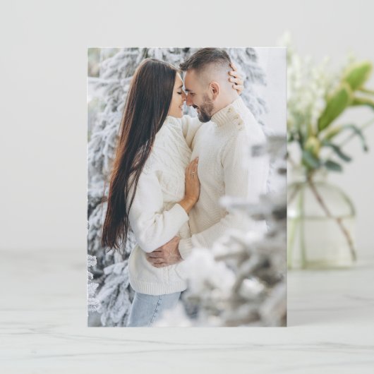 Save the Date Wasserfarbenkarte (Stehend Vorderseite)