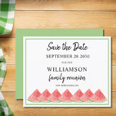 Save the Date Watermelon Family Wiedersehen