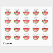 Save the Date, Watermelon Stickers Personalisiert (Blatt)
