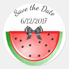 Save the Date, Watermelon Stickers Personalisiert