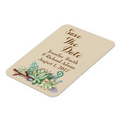Save the Date Wedding Cactus succulents Magnet (Linke Seite)