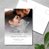 Save the Date Wedding Foto Postkarte