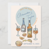 Save the Date Wedding Italian aperol spritz Orang (Vorderseite)