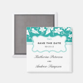 Save the Date Wedding Magnet (Vorderseite/Rückseite)