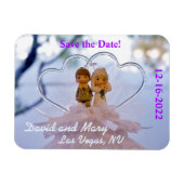 Save the Date Wedding Magnet (Horizontal)