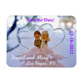 Save the Date Wedding Magnet