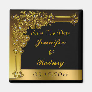 Save the Date Wedding Magnet
