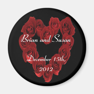 Save the Date Wedding Magnet