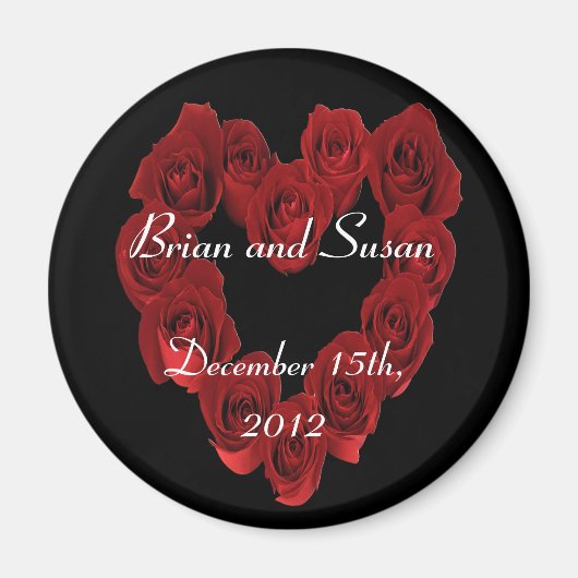 Save the Date Wedding Magnet (Vorne)