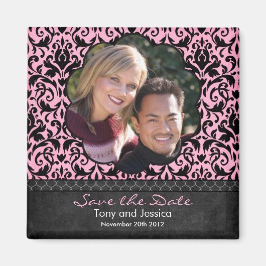 Save the Date Wedding Magnet (Vorne)
