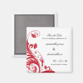 Save the Date Wedding Magnet (Vorderseite/Rückseite)