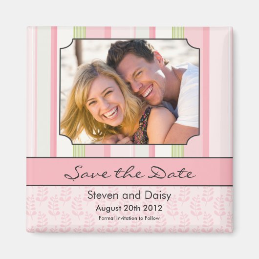 Save the Date Wedding Magnet (Vorne)