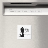Save the Date Wedding Magnet (In Situ (Geschirrspüler))