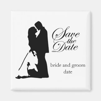 Save the Date Wedding Magnet
