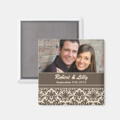 Save the Date Wedding Magnet (Vorderseite/Rückseite)