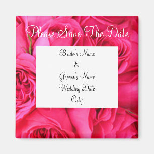 Save the Date Wedding Magnet Vorlagen