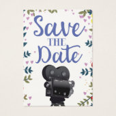 Save the Date Wedding Movie Camera (Vorderseite)