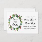 Save the Date Wedding Party Cactus Fiesta Cards (Vorne/Hinten)