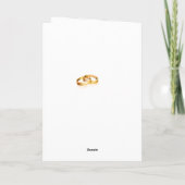 Save the Date Wedding Rings (Rückseite)