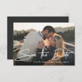 Save the Date Wedding stilvolles Einladung (Vorne/Hinten)