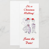 Save the Date/Weihnachts-Hochzeit Date (Vorne/Hinten)