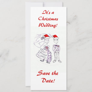 Save the Date/Weihnachts-Hochzeit Date