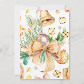 Save the Date Weihnachts-Party Einladung (Rückseite)