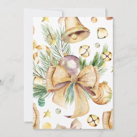 Save the Date Weihnachts-Party Einladung (Rückseite)