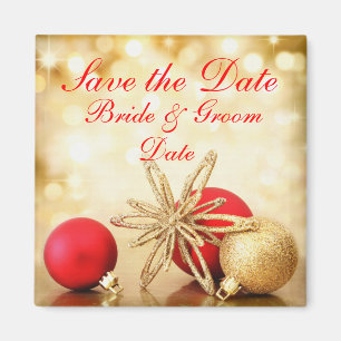 Save the Date Weihnachtsmagnete Magnet