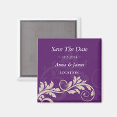 Save the Date ~ Wein 2 Magnet (Vorderseite/Rückseite)
