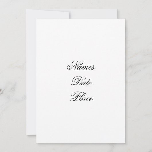 Save the Date Weinglas mit roten Pflaumen Einladung (Rückseite)