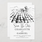 Save the Date Weinkellerei Hochzeit (Vorne/Hinten)