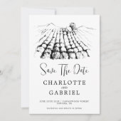 Save the Date Weinverheiratung (Vorderseite)