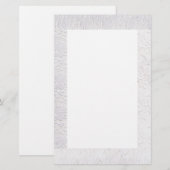 Save the Date/Weiße Spitze Briefpapier (Vorne/Hinten)