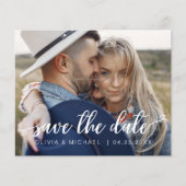 Save the Date Weißhandgeschriebenes Foto (Vorderseite)