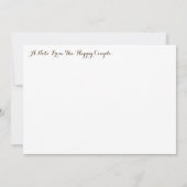 Save the Date - Westen Einladung (Rückseite)