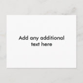 Save the Date Western Hochzeit Postkarte (Rückseite)