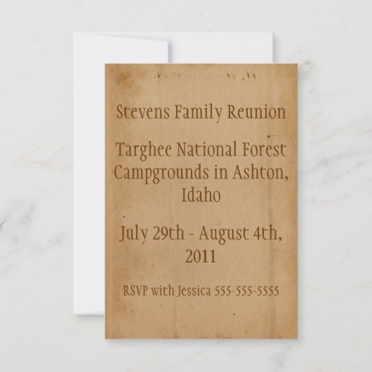 Save the Date Wiedersehen (Rückseite)