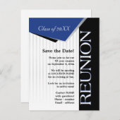 Save the Date-Wiedersehen Ankündigungspostkarte (Vorne/Hinten)